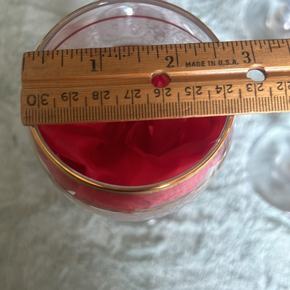 VINTAGE PALOMA‎ 24K GOLD CRYSTAL STEMWARE - Picture 6 of 6